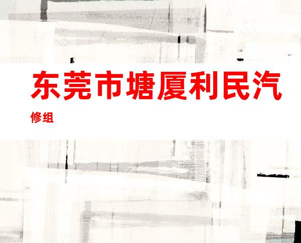 东莞市塘厦利民汽修组